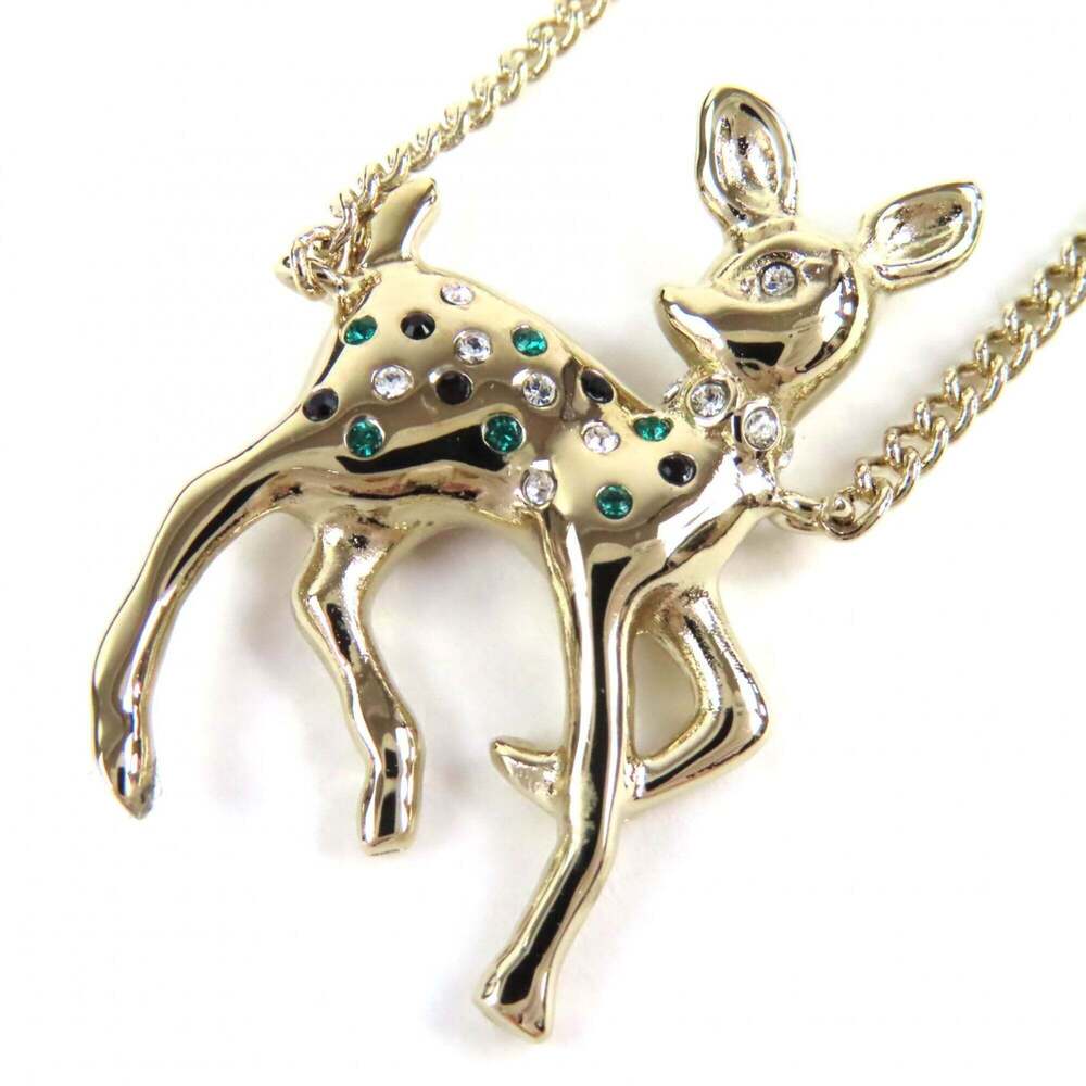 CHANEL Gold Pearl Logo Necklace